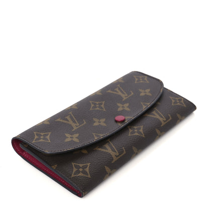 Louis Vuitton Monogram Emilie Wallet Fuchsia 4 of 8