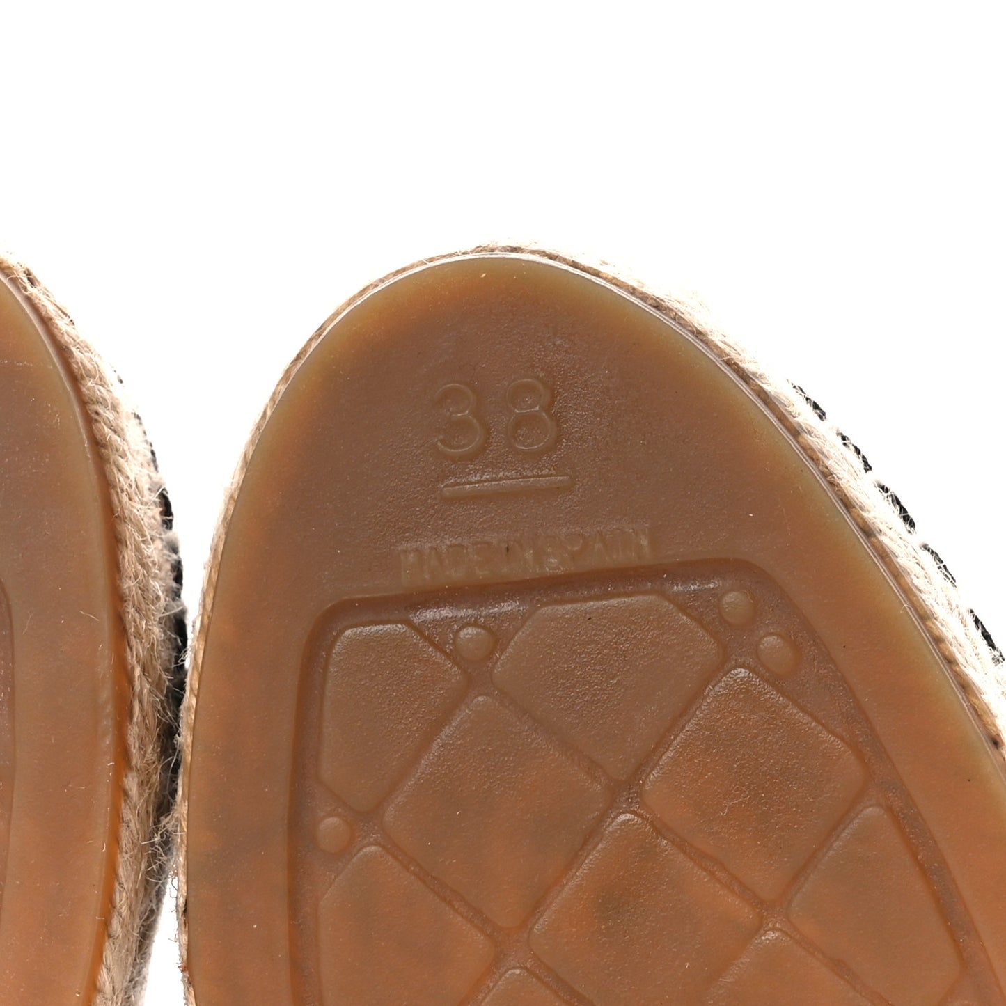 Denim CC Espadrilles 38 Blue Black
