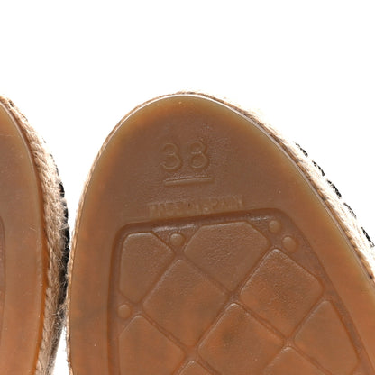 Chanel Denim CC Espadrilles 38 Blue Black 8 of 11