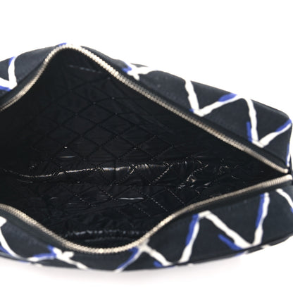 Chanel Canvas Airline Cosmetic Case Blue White 5 of 9