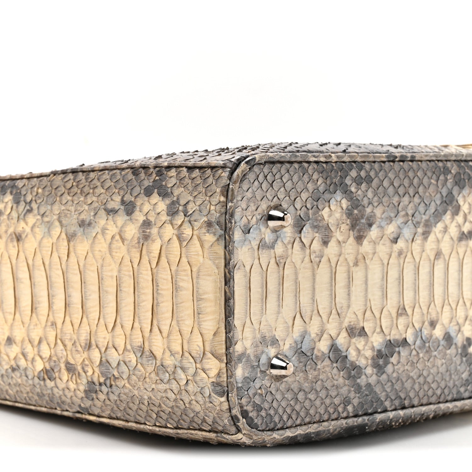 Christian Dior Snakeskin Extra Large Lady Dior Beige 10 of 10