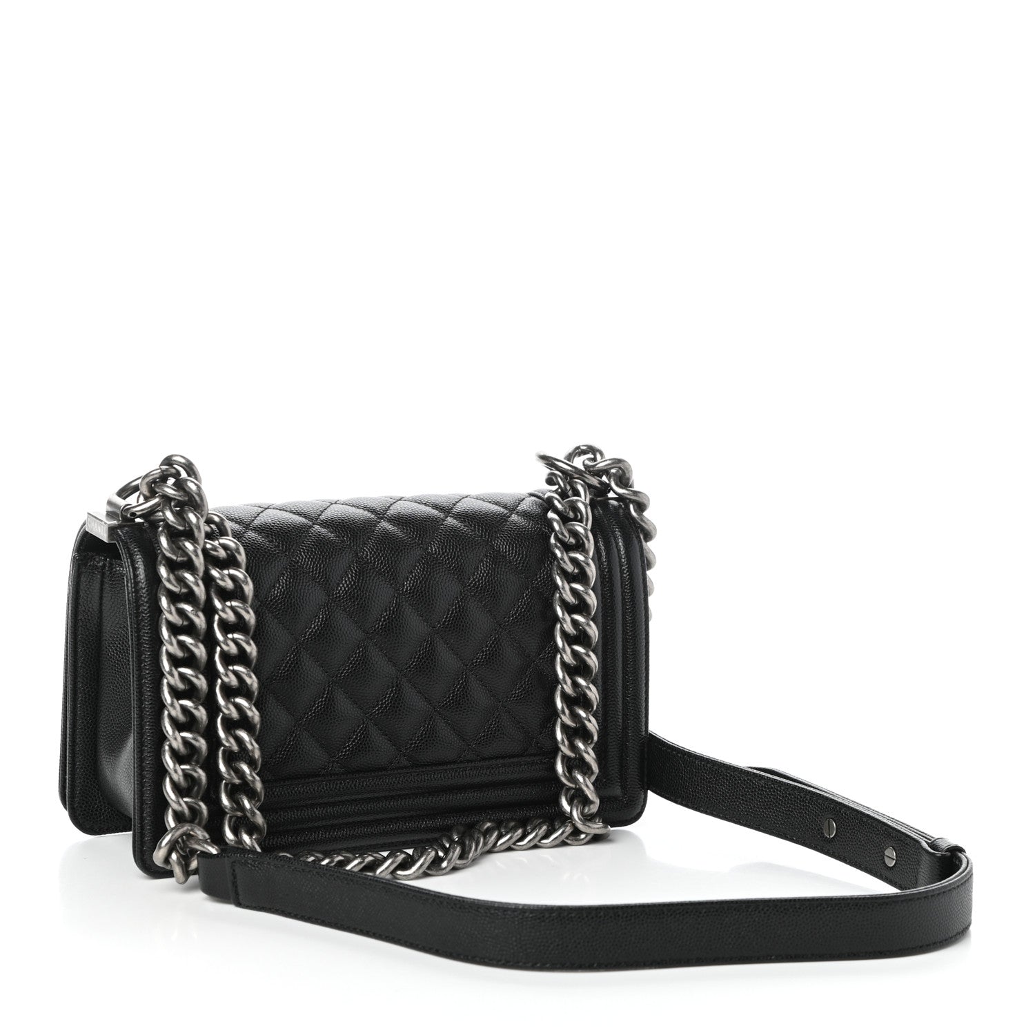 Chanel Caviar Quilted Small Boy Flap Black 3 of 10