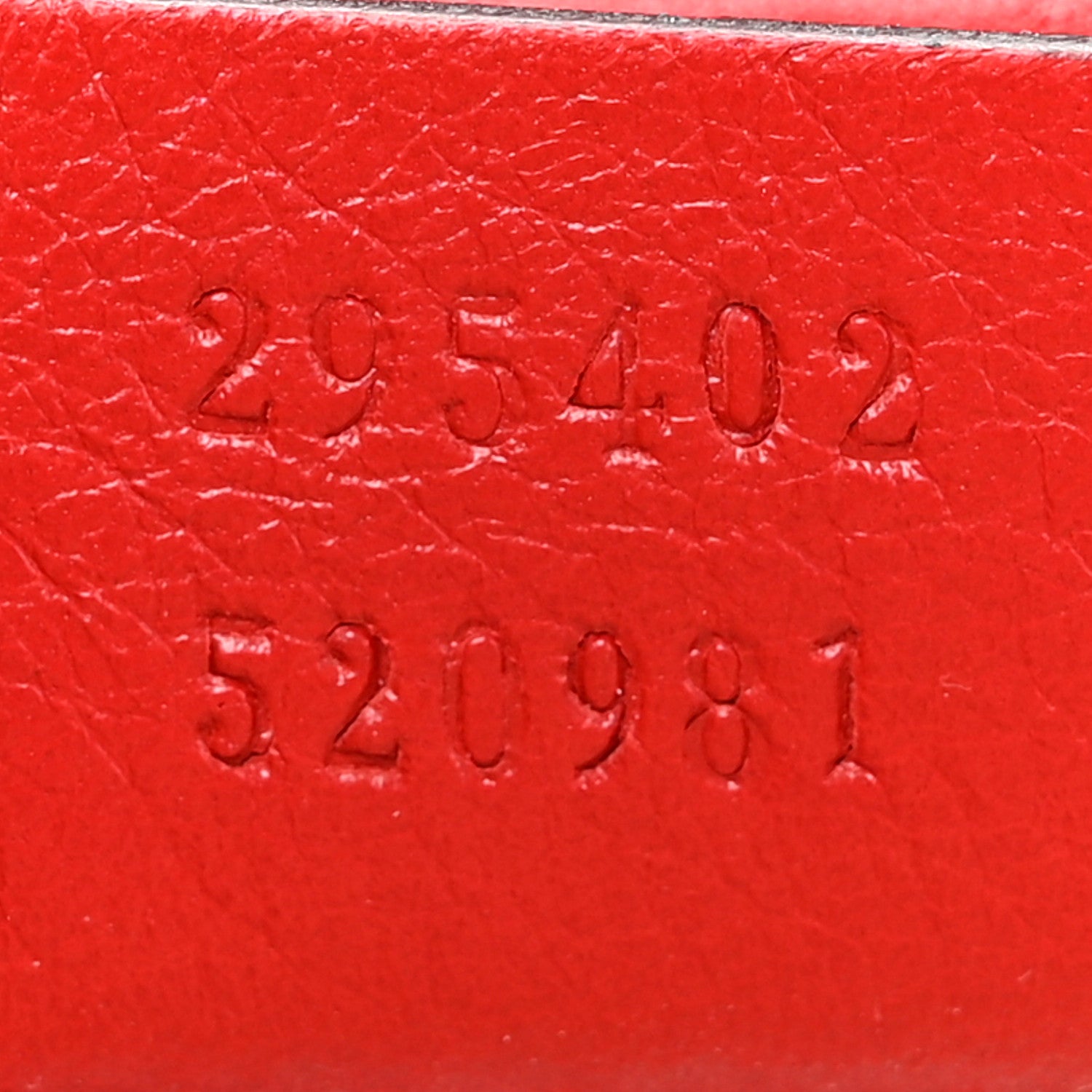 Gucci Guccissima Medium Emily Chain Shoulder Bag Red 7 of 17