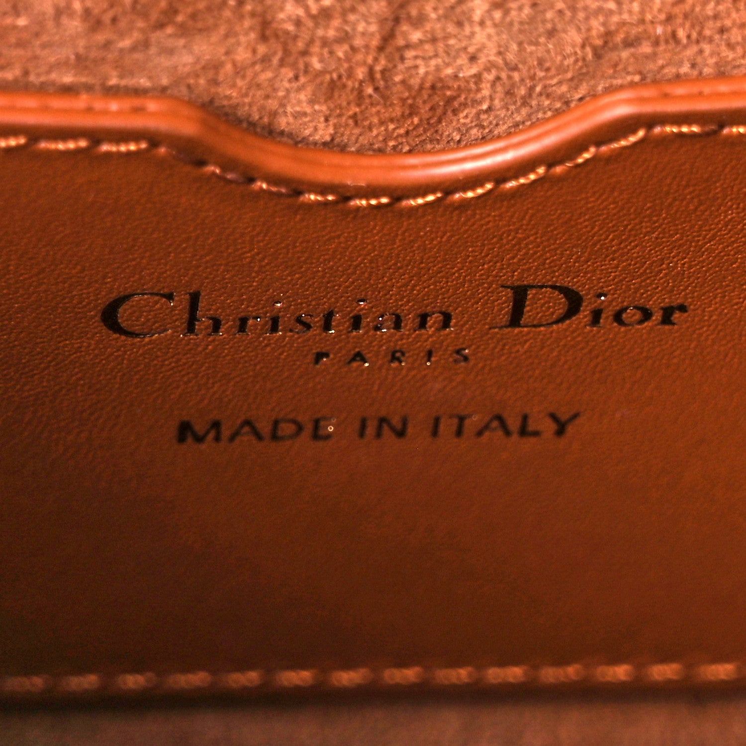 Christian Dior Box Calfskin Medium Bobby Flap Dark Tan 6 of 9