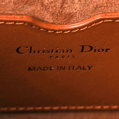 Christian Dior Box Calfskin Medium Bobby Flap Dark Tan 6 of 9