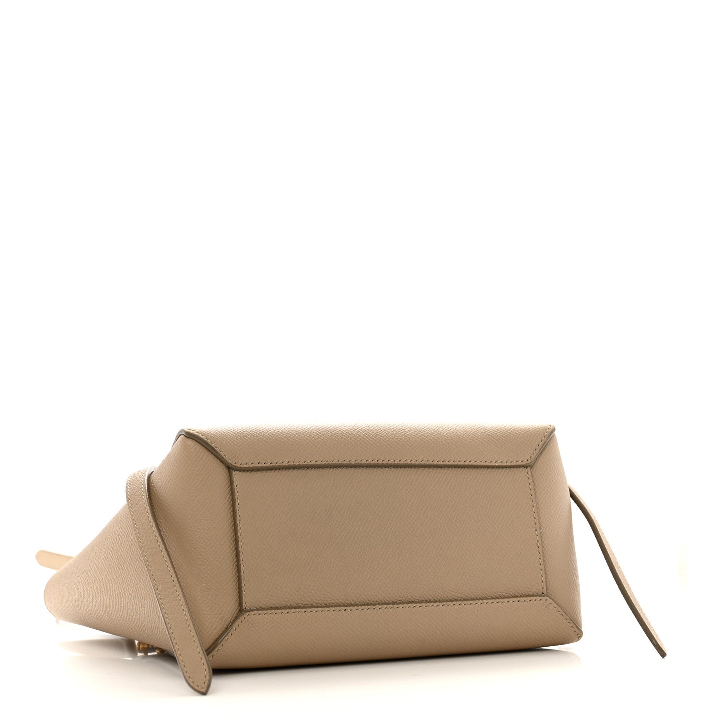 Grained Calfskin Nano Belt Bag Light Taupe