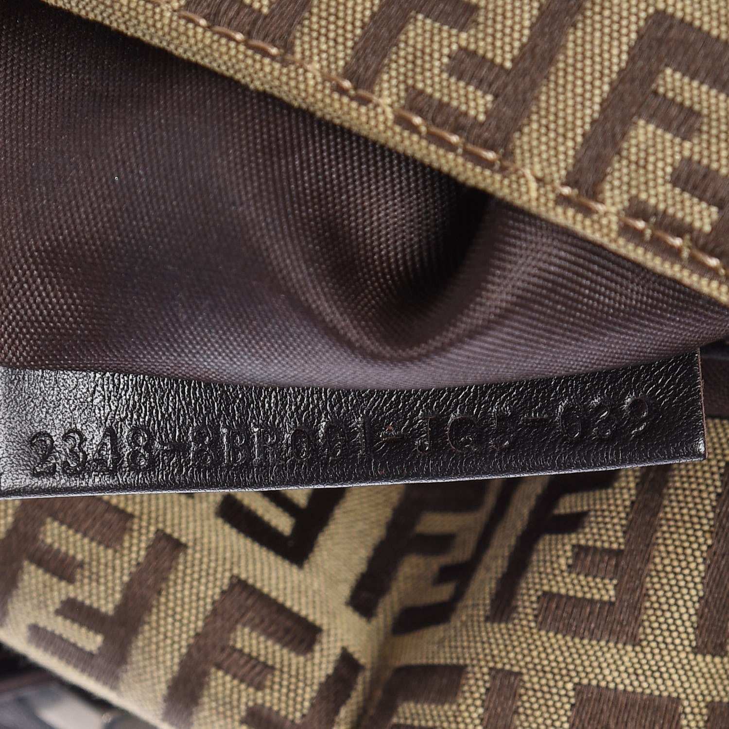 Fendi Zucchino Mama Baguette Dark Brown 6 of 7