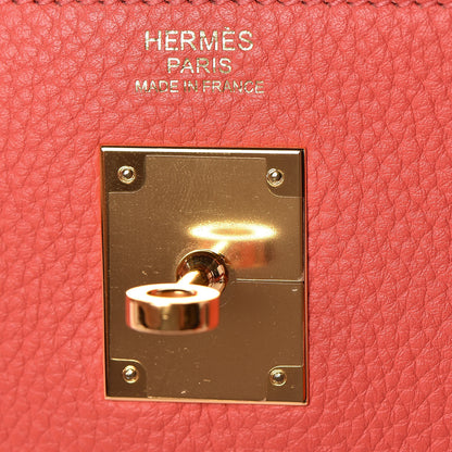Hermes Taurillon Clemence Kelly Retourne 32 Rose Jaipur 23 of 36