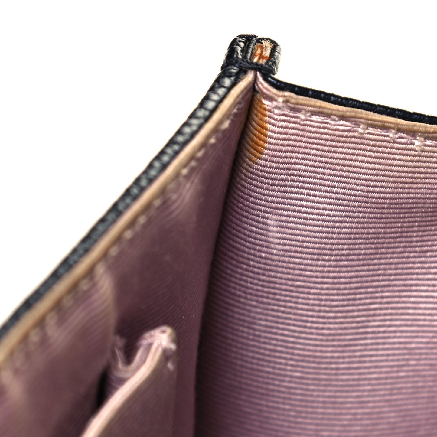 Grained Calfskin Medium Diorama Flap Bag Black