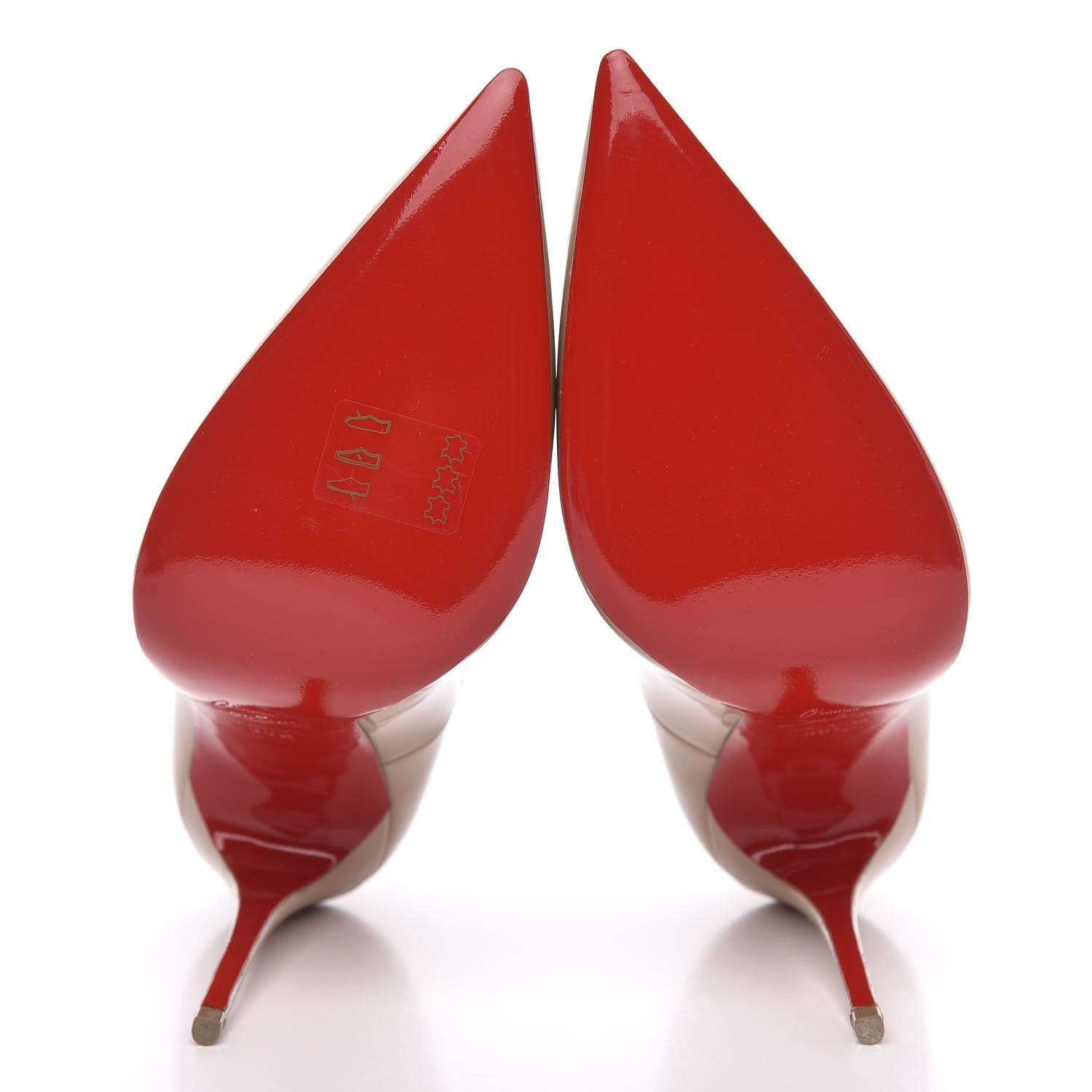 Christian Louboutin Patent So Kate 120 Pumps 38.5 Nude 5 of 8