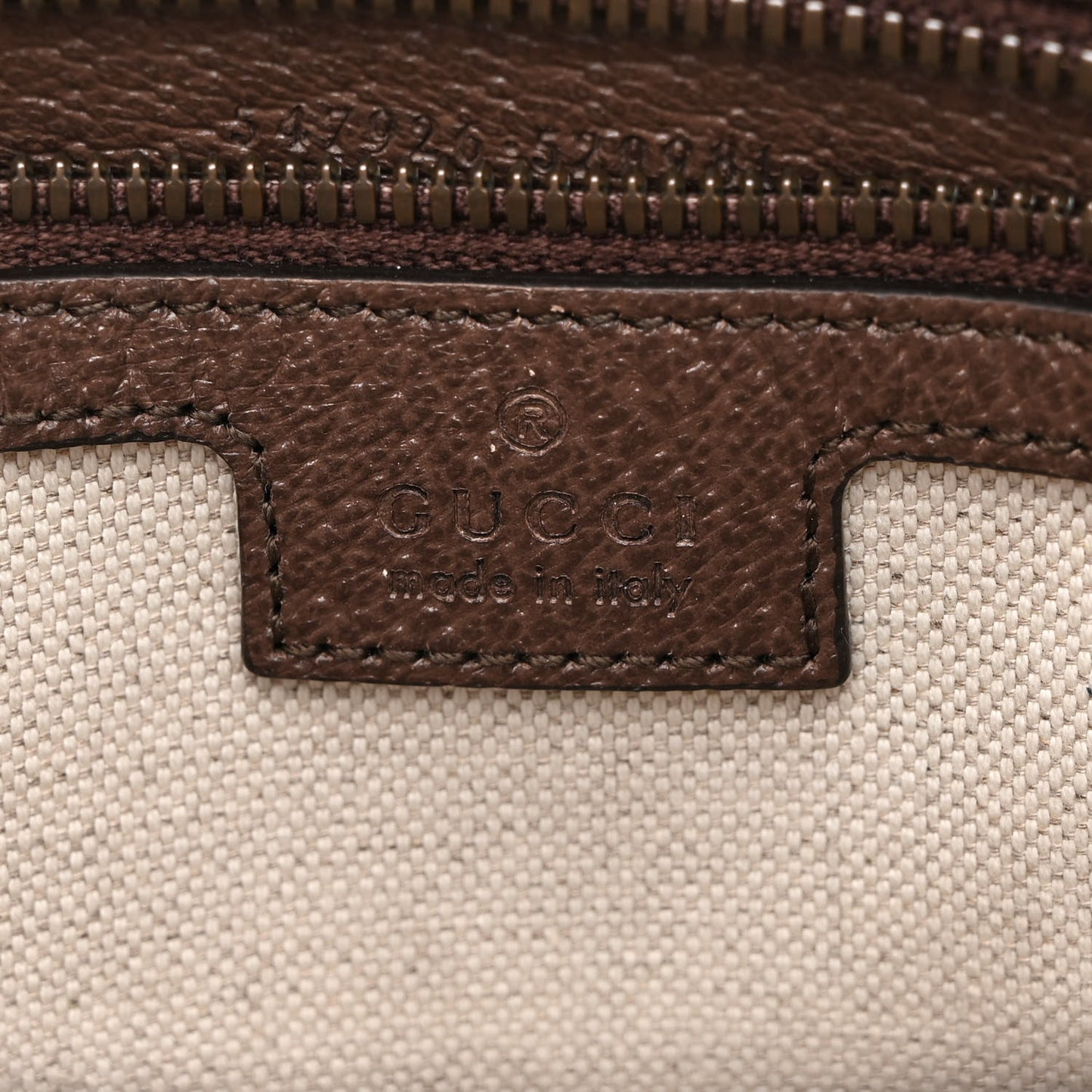 GG Supreme Monogram Web Small Ophidia Messenger Bag Brown