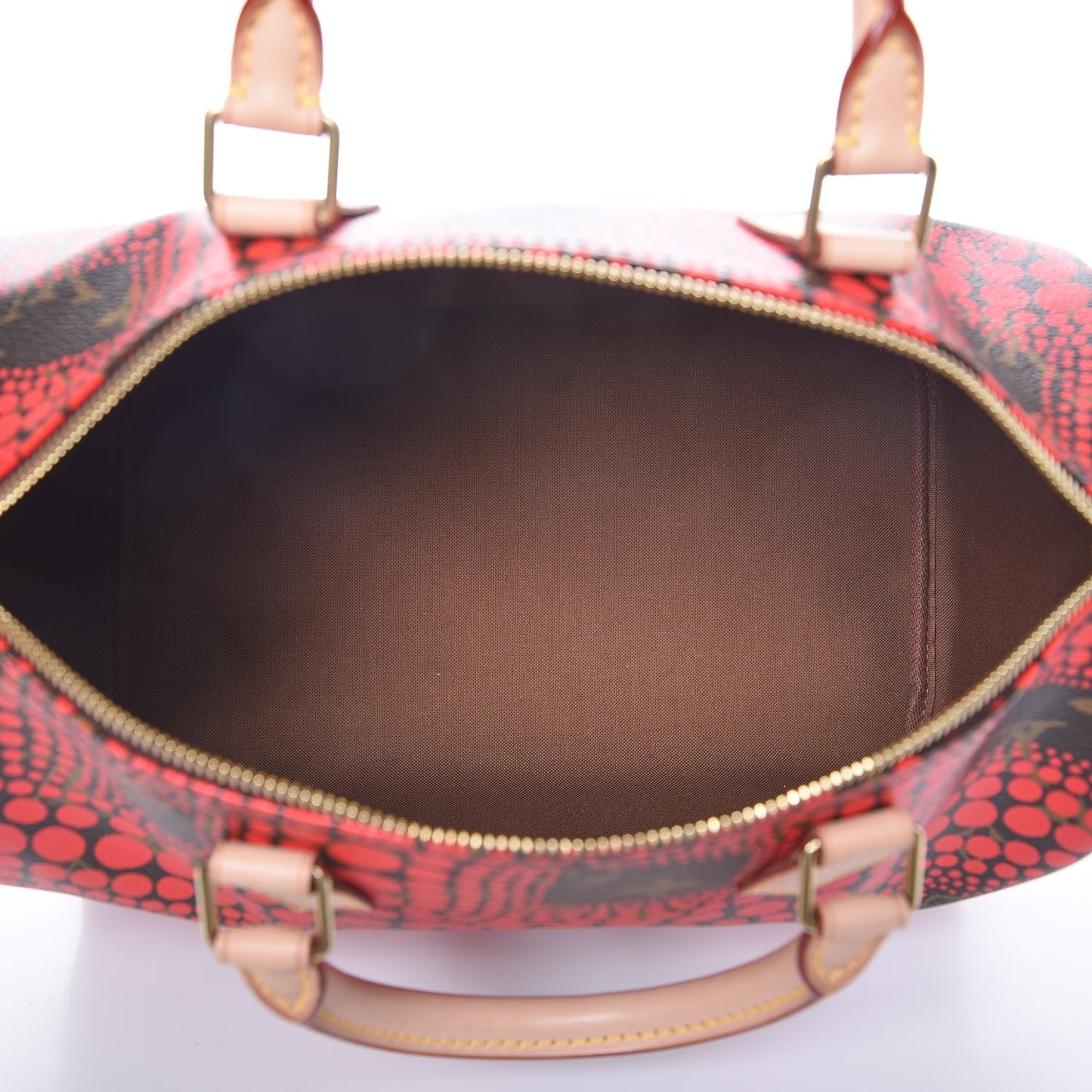 Monogram Kusama Town Speedy 30 Red
