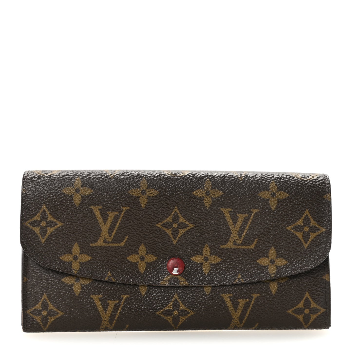 Monogram Emilie Wallet Red