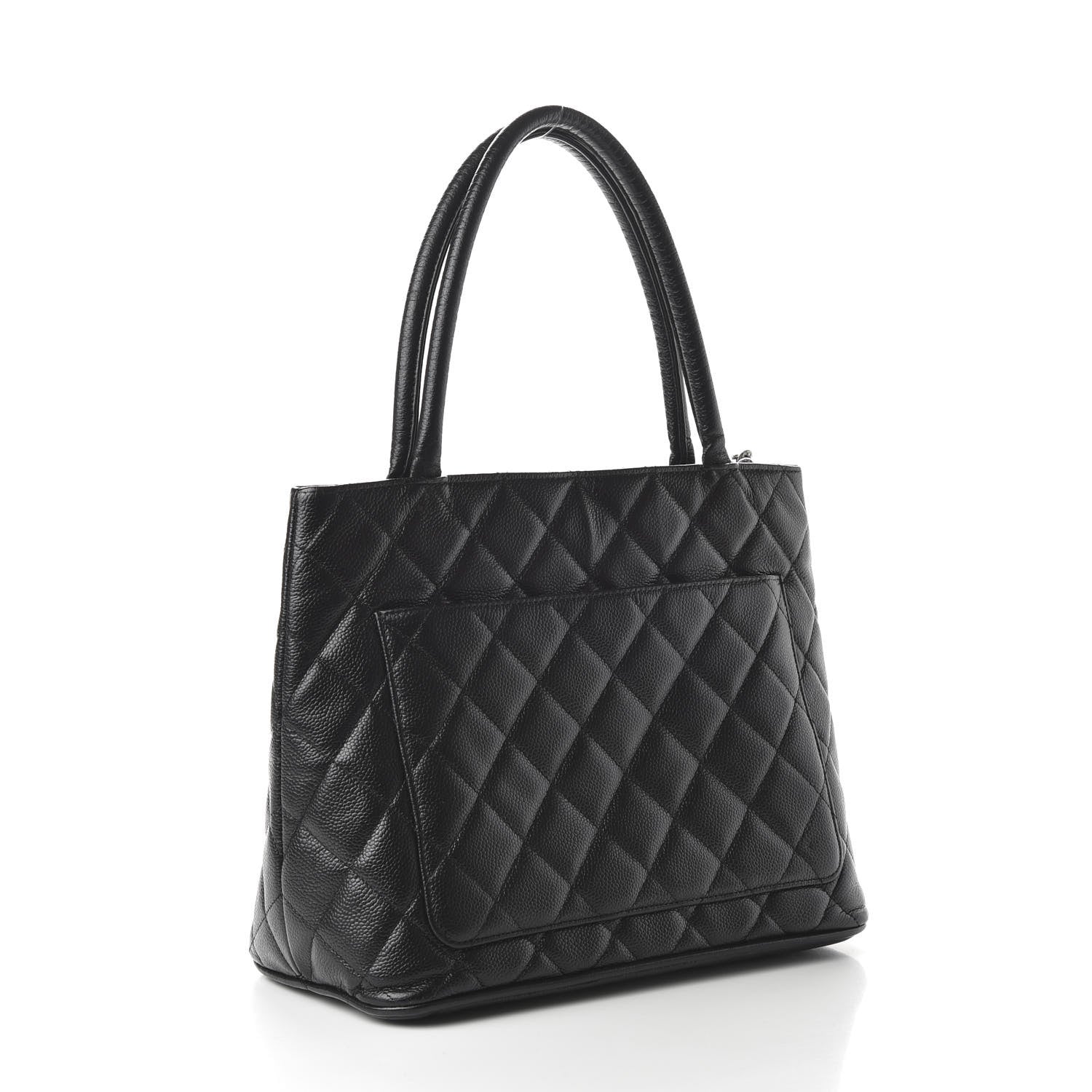 Chanel Caviar Quilted Medallion Tote Black 3 of 10