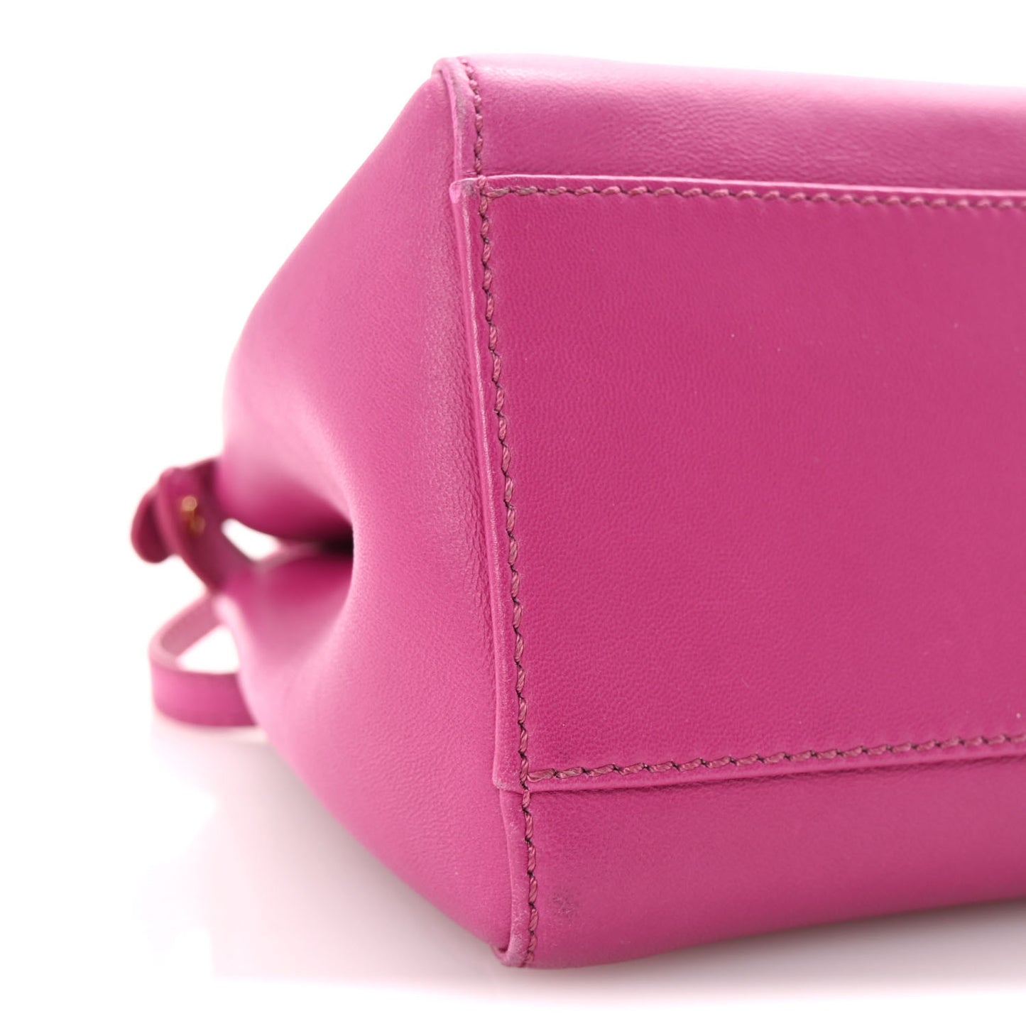 Nappa Mini Peekaboo Iconic Satchel Magenta
