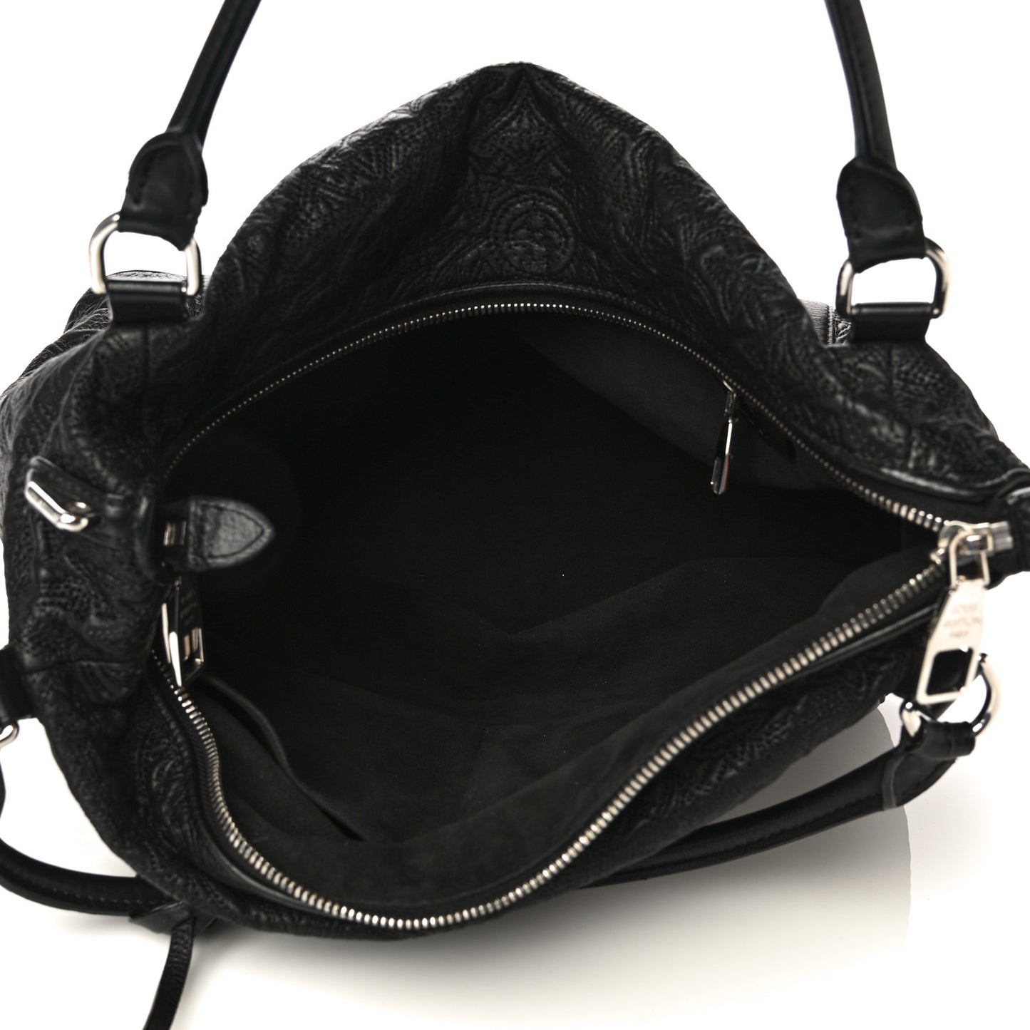 Monogram Lambskin Antheia Ixia MM Black