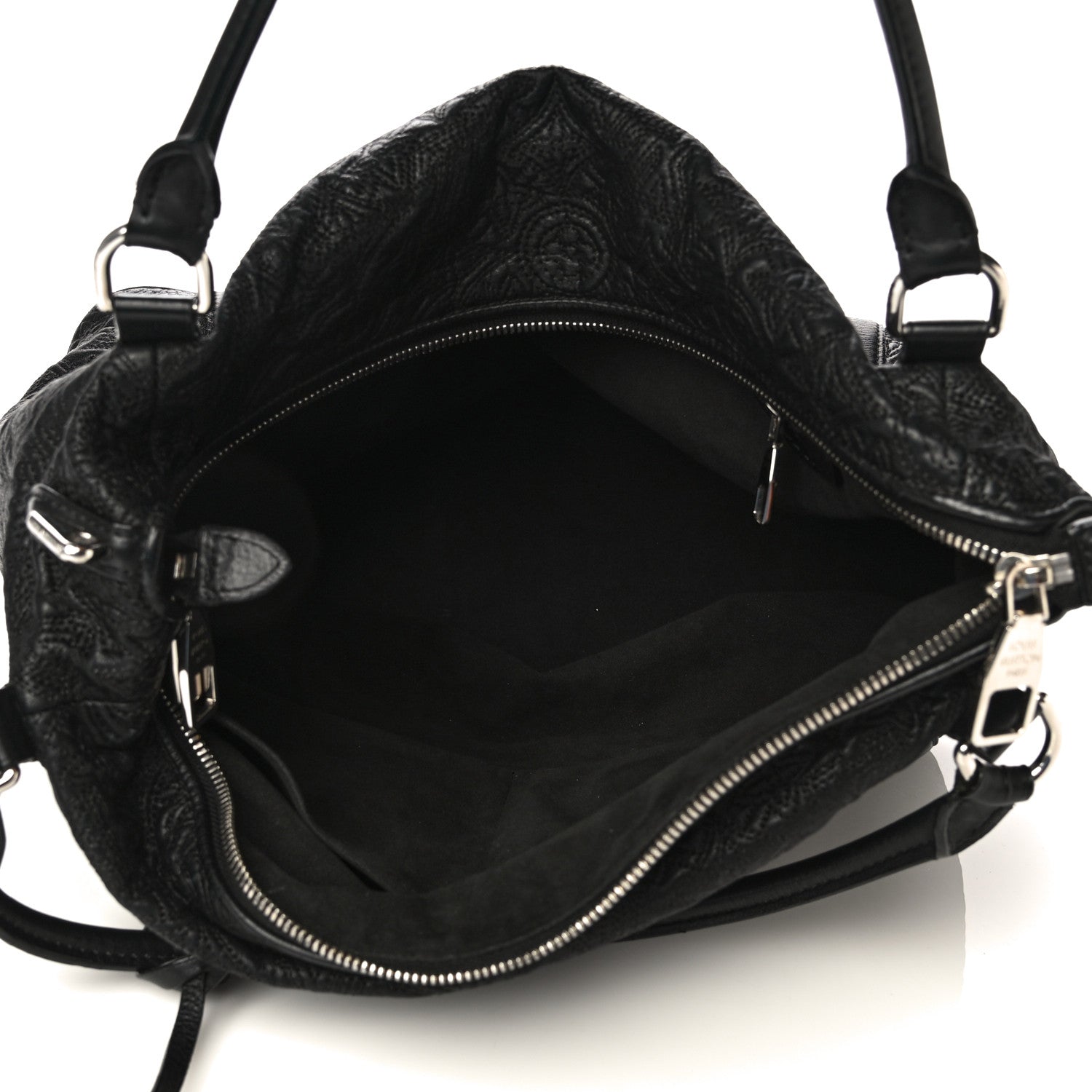 Louis Vuitton Monogram Lambskin Antheia Ixia MM Black 4 of 14