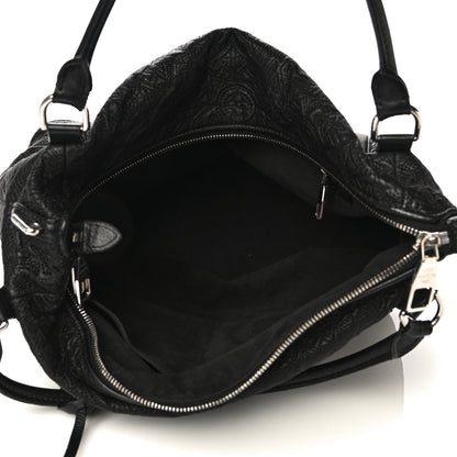 Louis Vuitton Monogram Lambskin Antheia Ixia MM Black 4 of 14