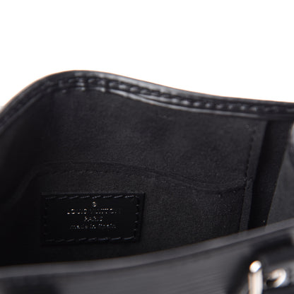Louis Vuitton Epi Petit Sac Plat Black 8 of 10