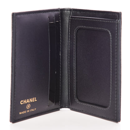Chanel Iridescent Caviar Quilted Card Holder Wallet Black 5 of 12