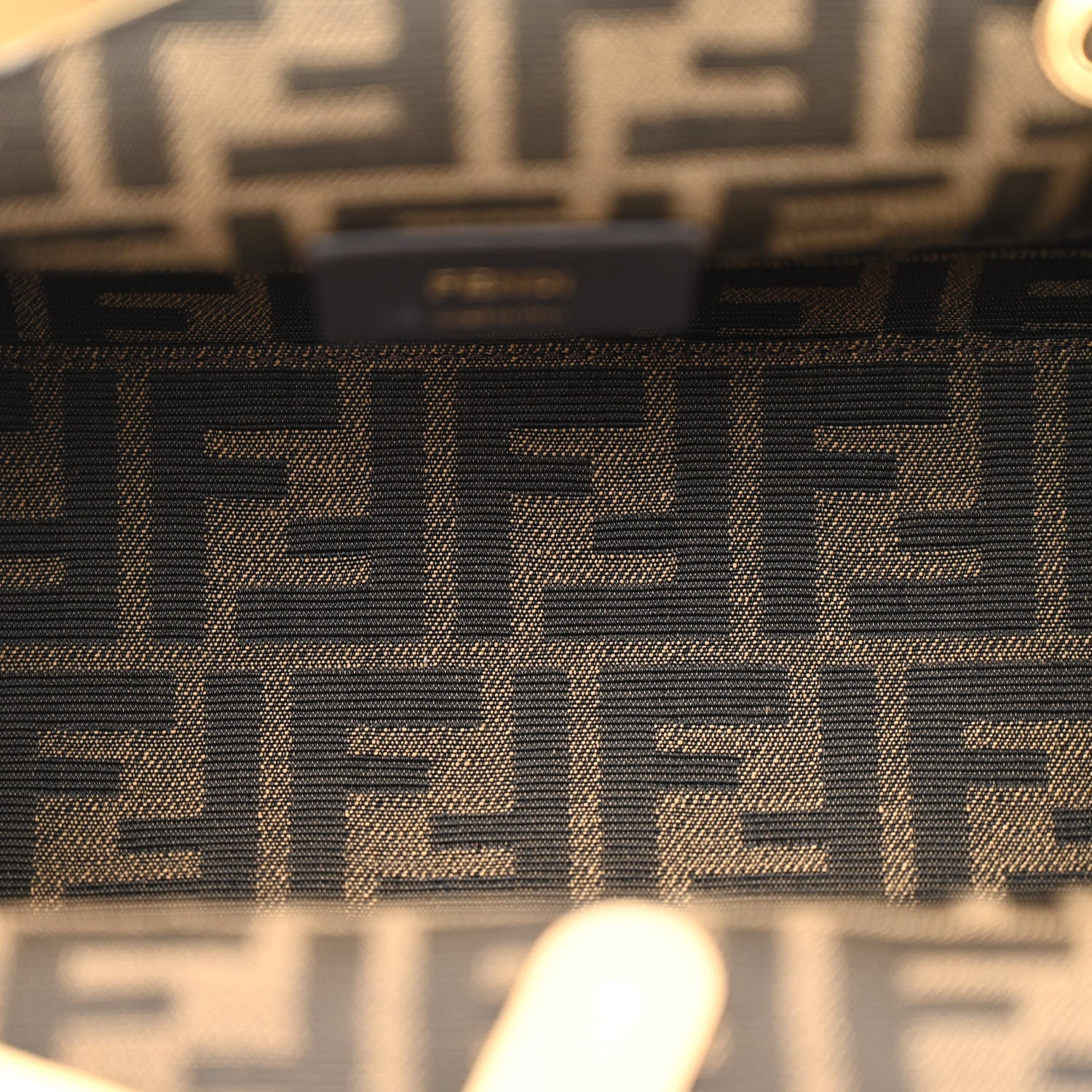 Fendi Shiny Nappa Small Fendi First Caramello 5 of 11