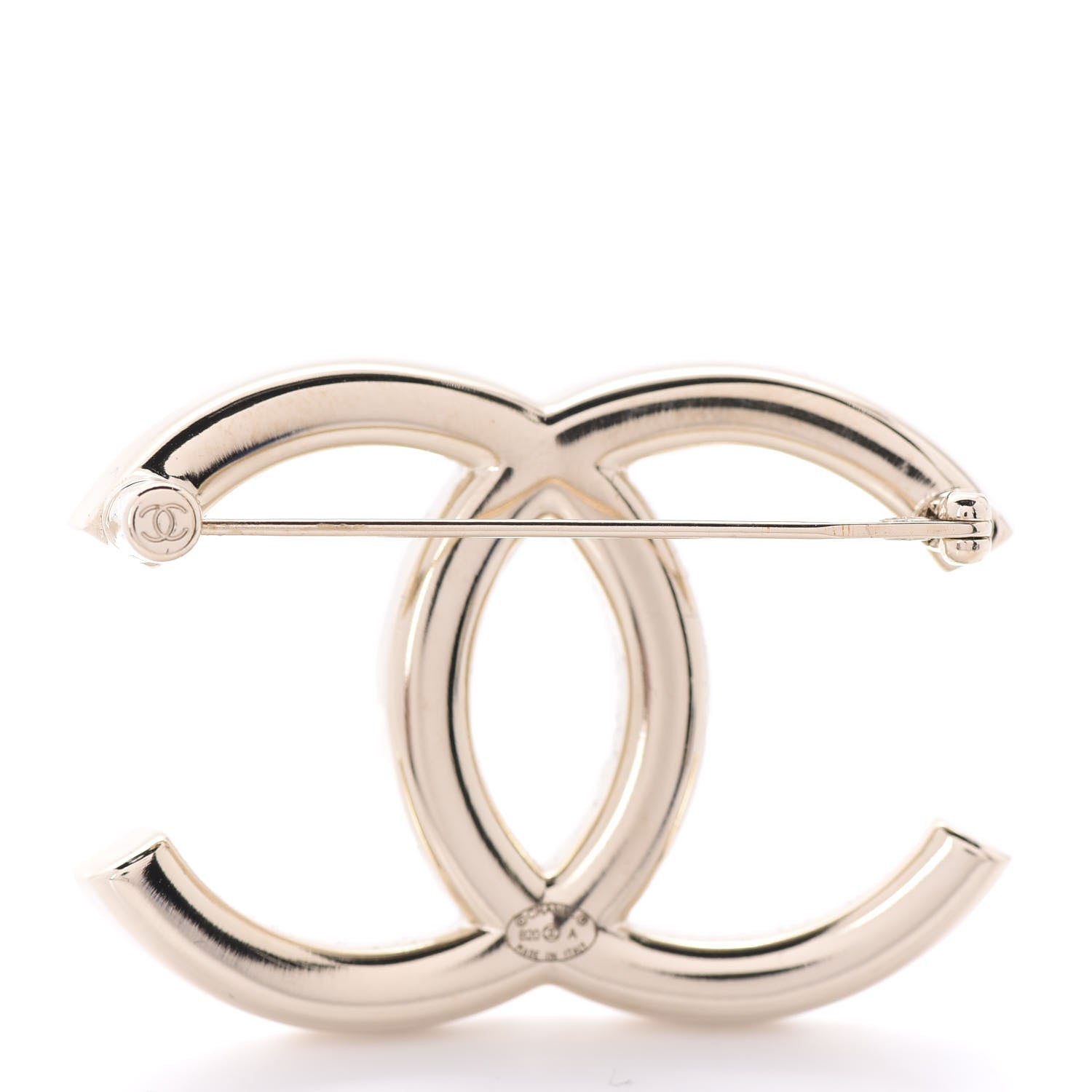 Chanel Baguette Crystal High Society CC Brooch Gold 3 of 5