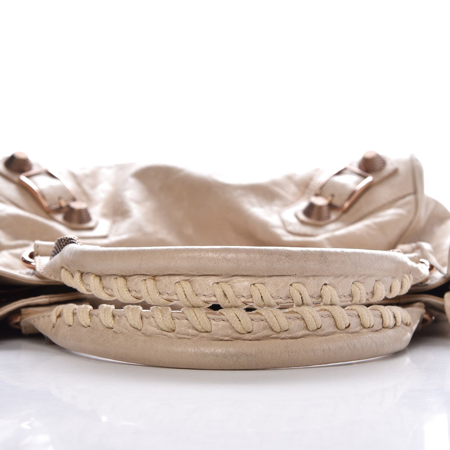 Agneau Giant 21 Rose Gold Hardware Velo Praline