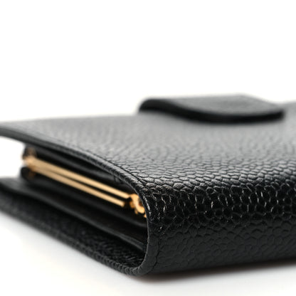 Chanel Caviar Timeless CC French Wallet Black 9 of 12