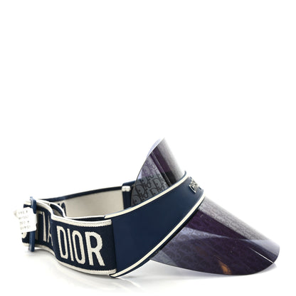 Christian Dior Oblique DiorClub V1U Sun Visor Blue 5 of 8