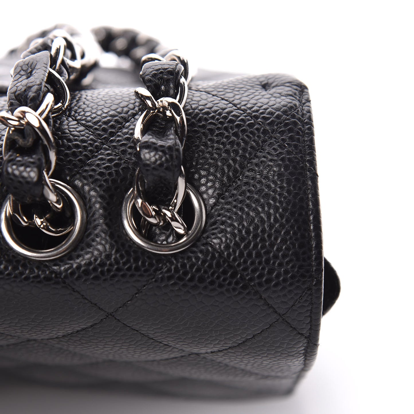 Caviar Quilted Jumbo Single Flap Black