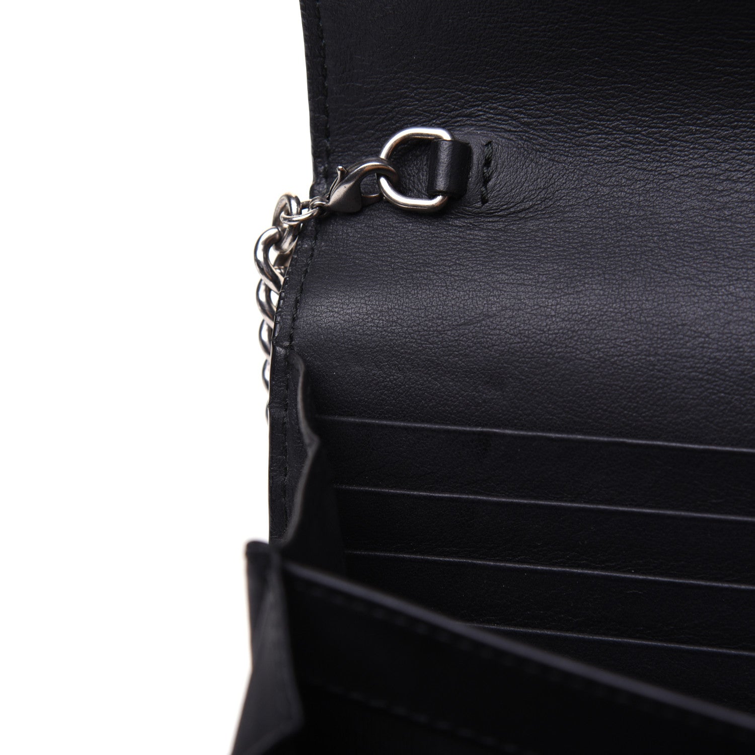 Gucci Suede Mini Dionysus Chain Wallet Black 10 of 21