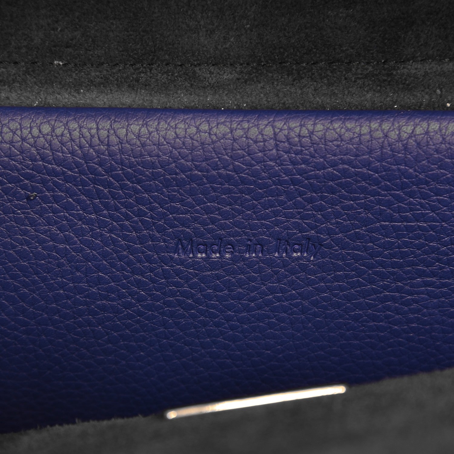 Celine Drummed Calfskin Small Belt Bag Indigo 9 of 9