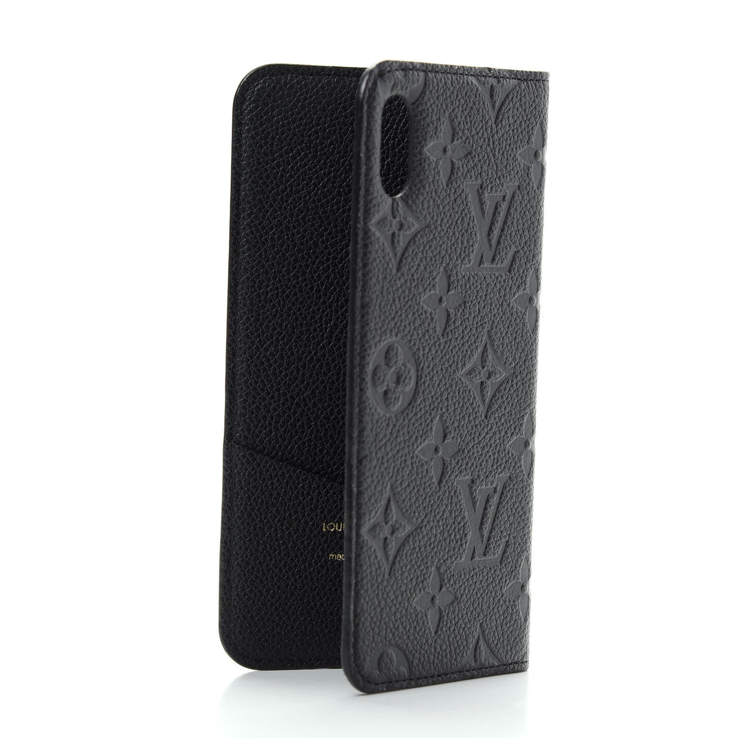 Louis Vuitton Empreinte iPhone XS Max Folio Case Black 3 of 8