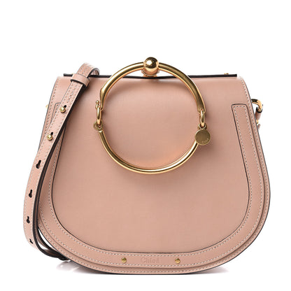 Chloe Calfskin Suede Medium Nile Bracelet Bag Biscotti Beige 1 of 10
