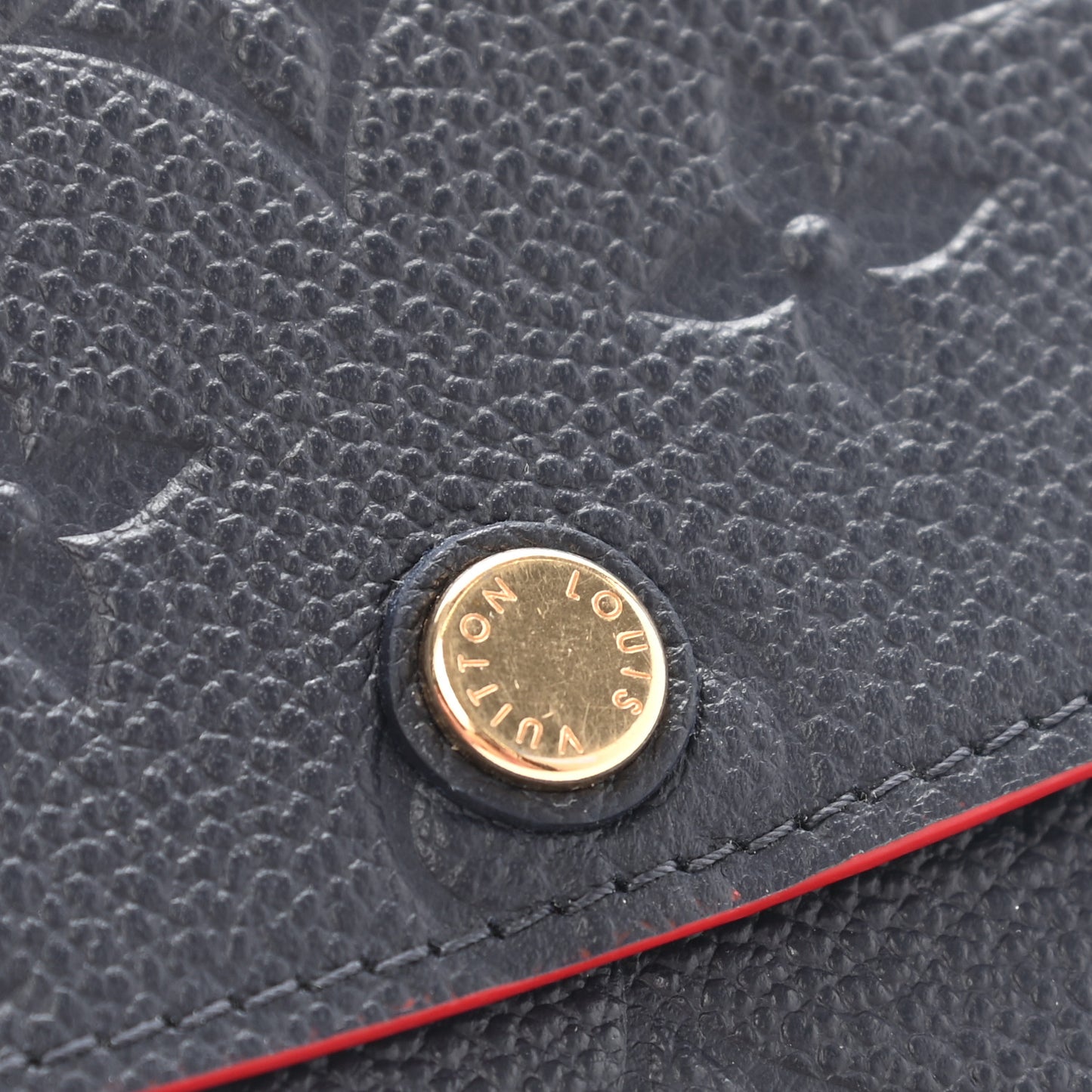Empreinte Emilie Wallet Marine Rouge