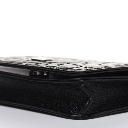 Chanel Caviar Camellia Embossed Chain Belt Bag Black 10 of 11