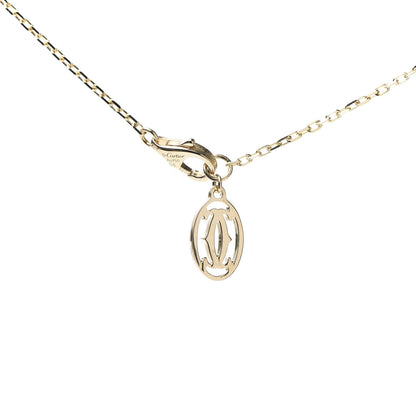 Cartier 18K Yellow Gold Diamond SM D'Amour Pendant Necklace 5 of 6