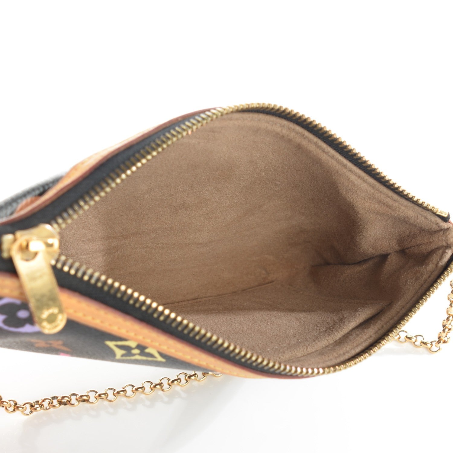 Louis Vuitton Monogram Multicolor Pochette Milla MM Black 5 of 7