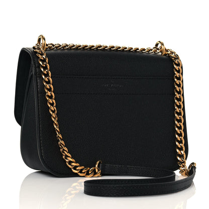 Louis Vuitton Grained Calfskin Lockme Chain Bag PM Black 2 of 11
