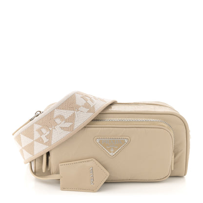 Prada Nappa Antique Multi-Pocket Shoulder Bag Deserto 1 of 12