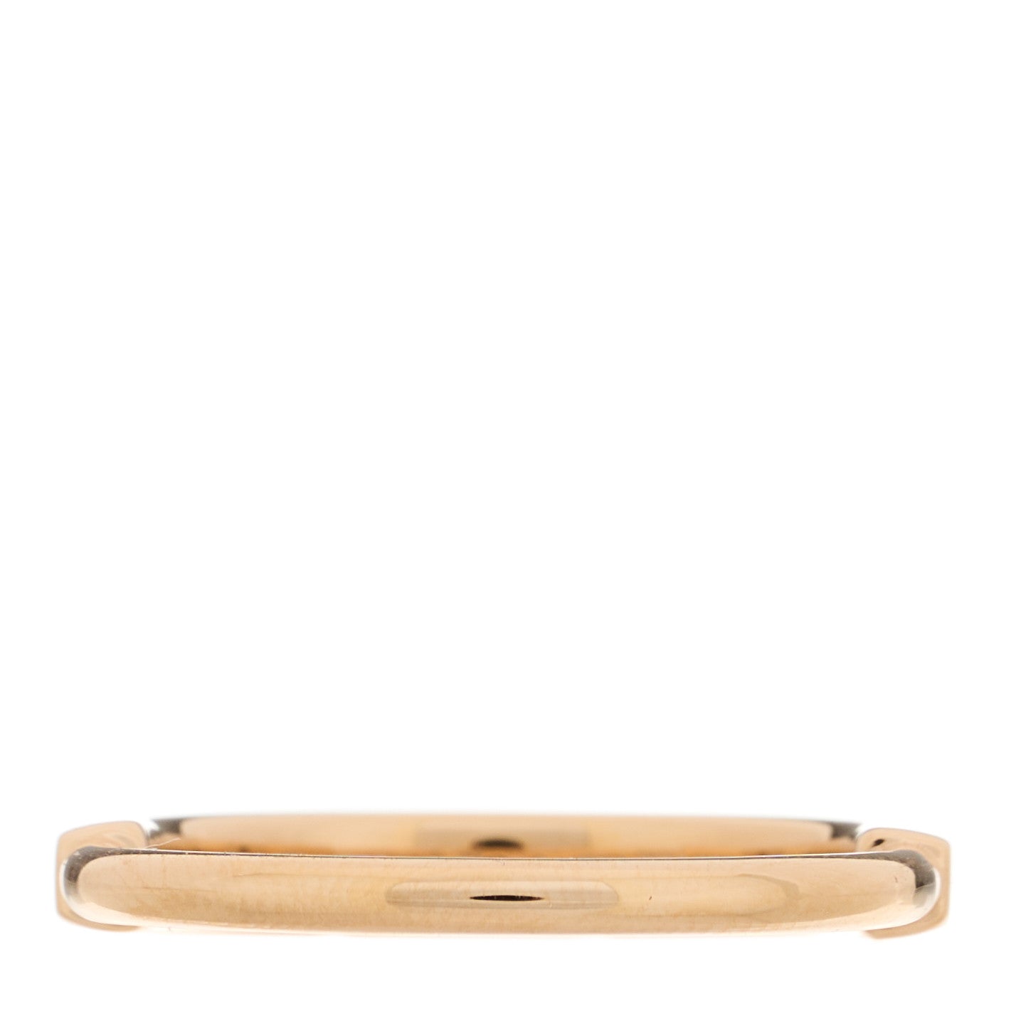 18K Rose Gold Lock Ring 63 10.5