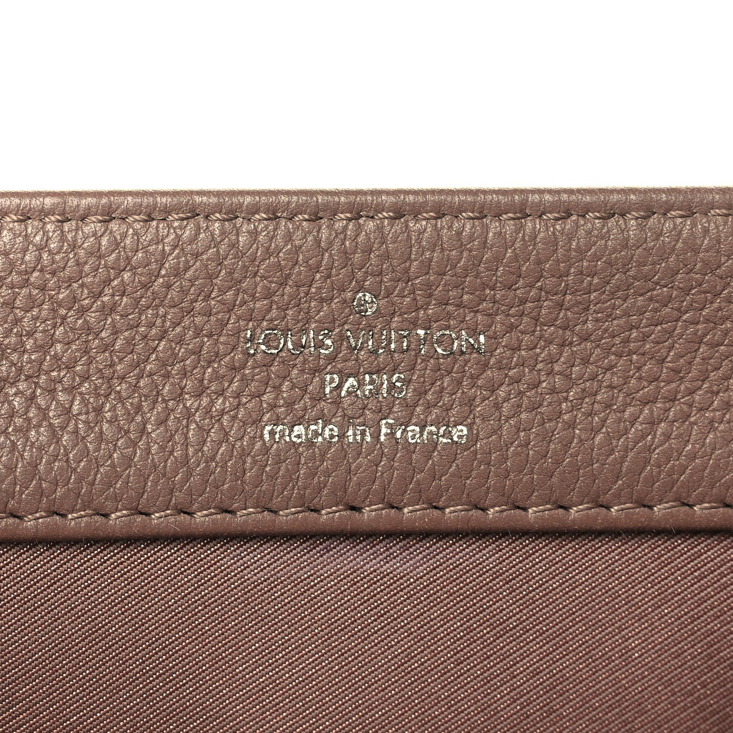 Louis Vuitton Soft Calfskin Lockme II Chain Bag BB Taupe Glace 6 of 10