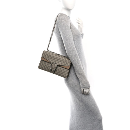 Gucci GG Supreme Monogram Small Dionysus Shoulder Bag Taupe 2 of 10