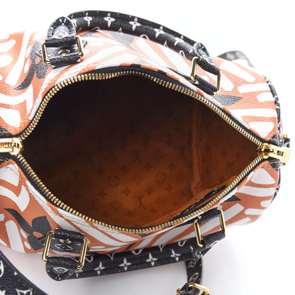 Louis Vuitton Monogram Giant Crafty Speedy Bandouliere 25 Creme Caramel 5 of 9