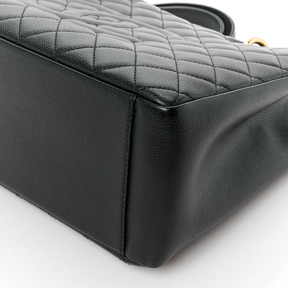 Chanel Caviar Quilted Grand Shopping Tote GST Black 10 of 10