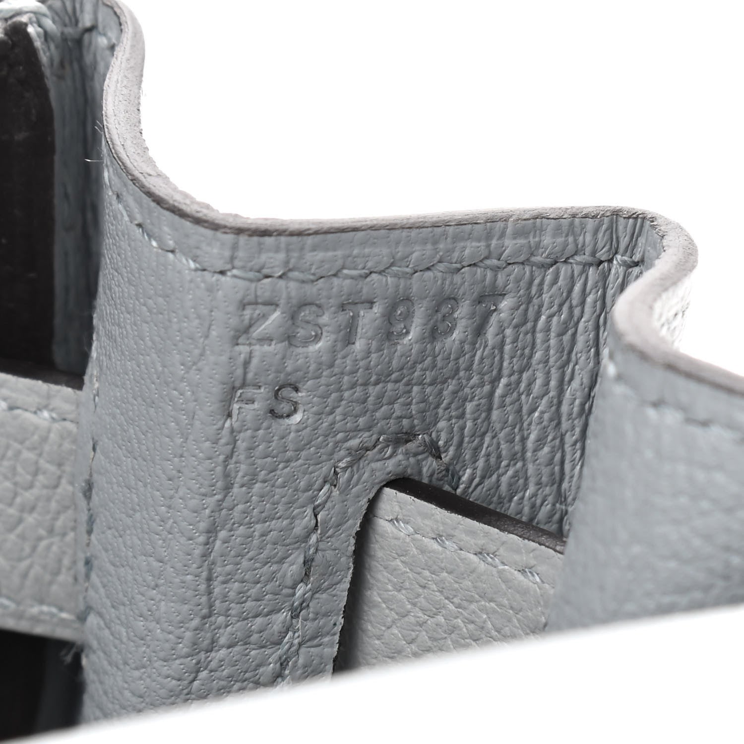 Hermes Evercolor Kelly Retourne 28 Bleu Glacier 8 of 8