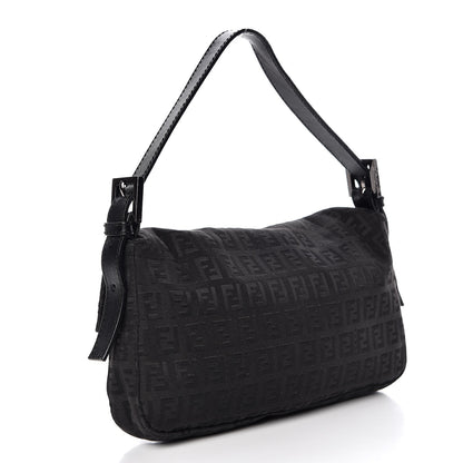 Fendi Zucchino Baguette Black 3 of 8