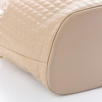 Celine Calfskin Quilted Small C Backpack Nude 9 of 10