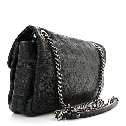Chanel Caviar Quilted Medium Simply CC Flap Black 3 of 10