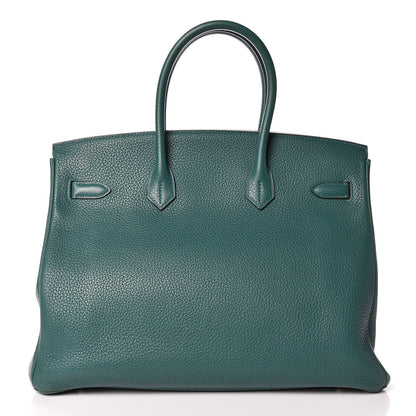 Hermes Togo Birkin 35 Malachite 4 of 39